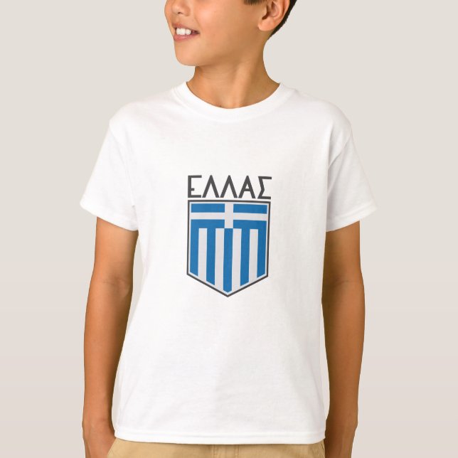 Griechische Flagge T-Shirt (Vorderseite)
