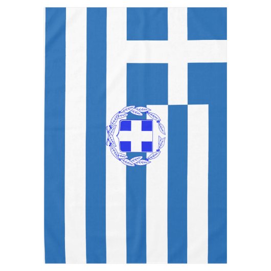 Griechische Flagge Tischdecke (Vorderseite)