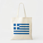 Griechische Flagge Tragetasche (Vorne)