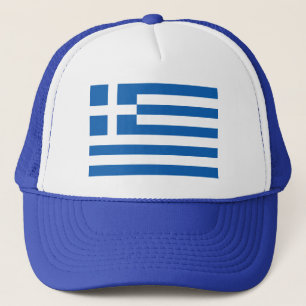 Griechische Flagge Trucker-Mütze   Cap mit Grieche Truckerkappe