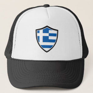 Griechische Flagge Trucker-Mütze Truckerkappe