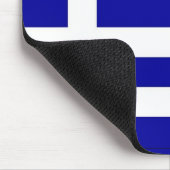 Griechische Flaggen-Mausunterlage Mousepad (Ecke)
