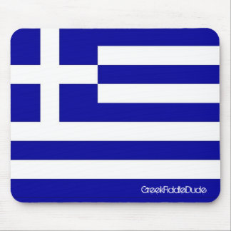 Griechische Flaggen-Mausunterlage Mousepad