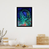 Griechische Frau Poster (Küche)