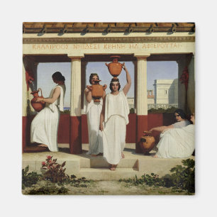 Griechische Frauen am Brunnen, 1841 Magnet
