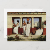 Griechische Frauen am Brunnen, 1841 Postkarte (Vorne/Hinten)
