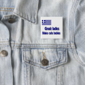 Griechische Frauen machen niedliche Babys Button (Beispiel)