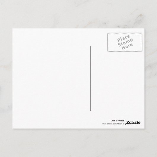 griechische Freude Postkarte (Rückseite)