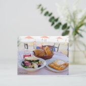 griechische Freude Postkarte (Stehend Vorderseite)