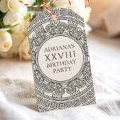 Griechische Geburtstagsparty Geschenkanhänger