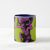 Griechische Gott-Atlas-Tasse Tasse (Zentrum)