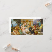 Griechische Götter auf dem Berg Parnassus Karte (Vorderseite/Rückseite Beispiel)