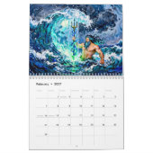 Griechische Götter der Elemente – mythische Kräfte Kalender (Feb 2027)