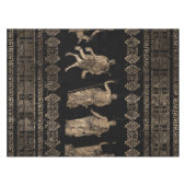 Griechische Gottheiten und Mäander-Schlüsselverzie Tischdecke (Vorderseite (Horizontal))