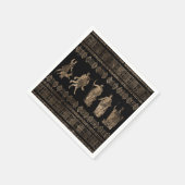 Griechische Gottheiten und Mäander Serviette (Ecke)