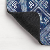 Griechische Gottheiten und Meander-Schlüsseldekora Mousepad (Ecke)