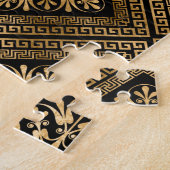 Griechische Gottheiten und Meander-Schlüsseldekora Puzzle (Seite)