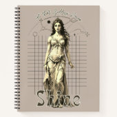 Griechische Göttin anpassbar Notizblock (Vorderseite)