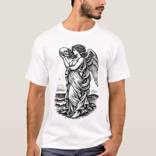 Griechische Göttin Aphrodite am Meer mit dem Toten T-Shirt