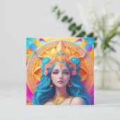 Griechische Göttin Aphrodite in ihrem Splendor Einladung (Stehend Vorderseite)