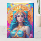 Griechische Göttin Aphrodite in ihrem Splendor Karte (Vorderseite)