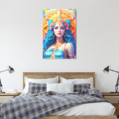 Griechische Göttin Aphrodite in ihrem Splendor Leinwanddruck (Insitu (Schlafzimmer))