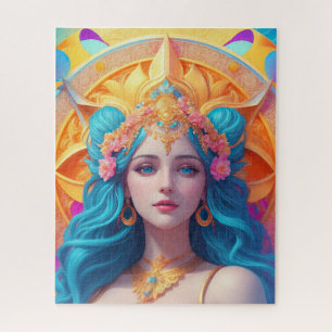Griechische Göttin Aphrodite in ihrem Splendor Puzzle