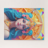 Griechische Göttin Aphrodite in ihrem Splendor Puzzle (Horizontal)