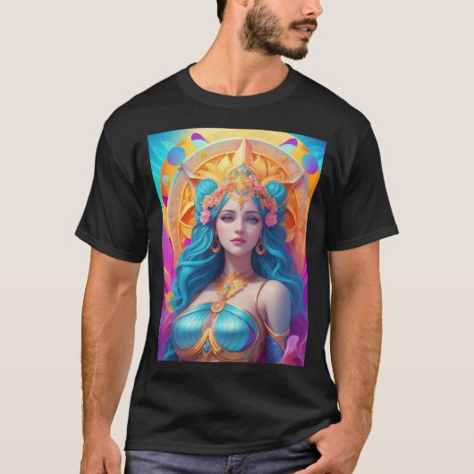 Griechische Göttin Aphrodite in ihrem Splendor T-Shirt (Vorderseite)