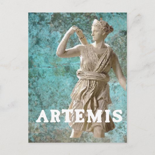 Griechische Göttin Artemis Mythology Postkarte (Vorderseite)