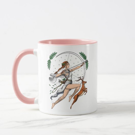 Griechische Göttin Artemis Tasse (Links)
