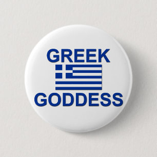 Griechische Göttin Button