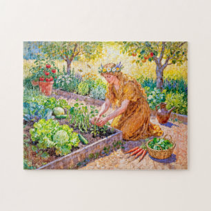 Griechische Göttin Demeter Ernte Garten Puzzle