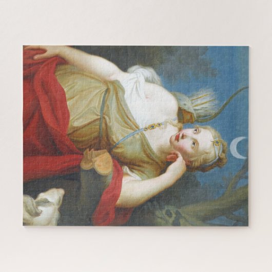 Griechische Göttin Diana der Jagd Puzzle (Horizontal)