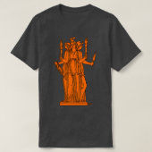 Griechische Göttin Hecate T-Shirt (Design vorne)