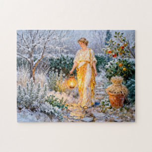 Griechische Göttin Hestia Wintergarten Puzzle