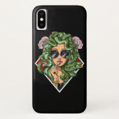 Griechische Göttin Medusa Case-Mate iPhone Hülle (Rückseite)