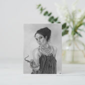 Griechische Göttin Schlange Postkarte (Stehend Vorderseite)