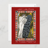 Griechische Göttin Toga Party Einladung PCs Spaß (Vorne/Hinten)