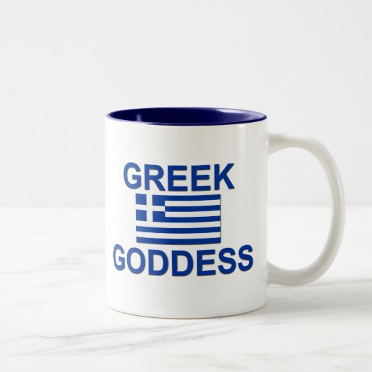 Griechische Göttin Zweifarbige Tasse (Rechts)