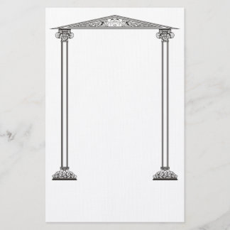 griechische Grenzgestation Briefpapier