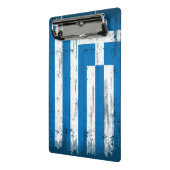 Griechische Grunge-Flagge Mini Klemmbrett (Gewinkelt2)