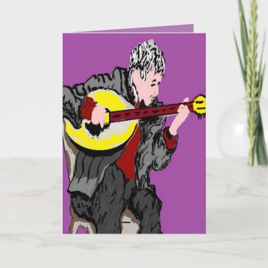 Griechische Grußkarte / Happy Birthday - Macedρyla Karte (Vorderseite)