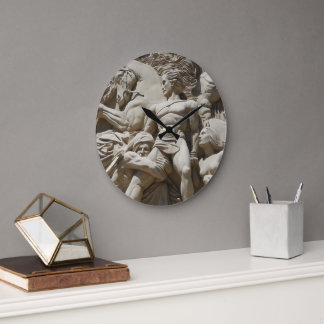 Griechische Hilfe Große Wanduhr