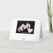 Griechische Hochzeit Herzlichen Glückwunsch mit ro Karte (Rückseite)