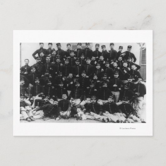 Griechische Infanteriebeamte FotografieGriechenlan Postkarte (Vorderseite)