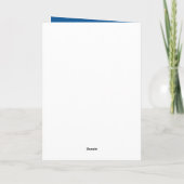 Griechische Insel Griechenland Blauer Dom Kirche Karte (Rückseite)