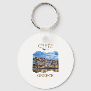 Griechische Insel Kreta Griechenland mit der Stadt Schlüsselanhänger