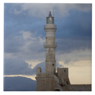 Griechische Insel Kreta und Altstadt von Chania 2 Fliese