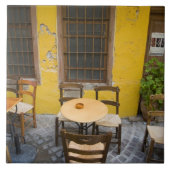 Griechische Insel Kreta und Altstadt von Chania 3 Fliese (Vorderseite)